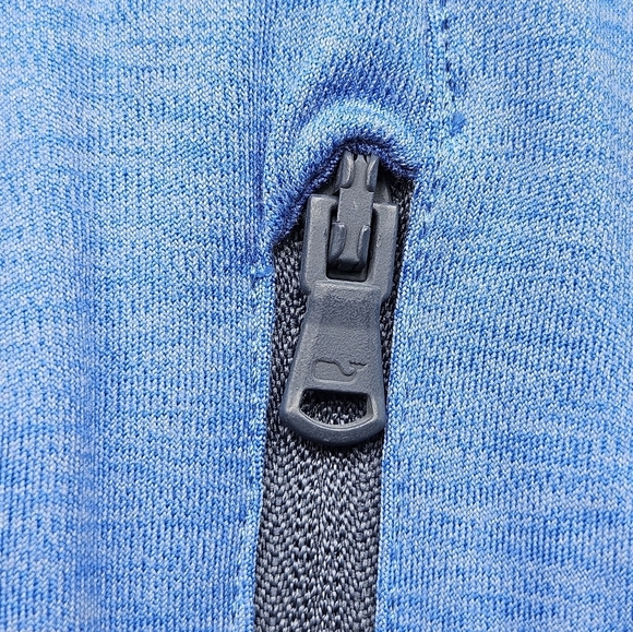 Vineyard Vines On The Go Shep Shirt Quarter Zip NEW Mens XS Blue - Picture 6 of 11